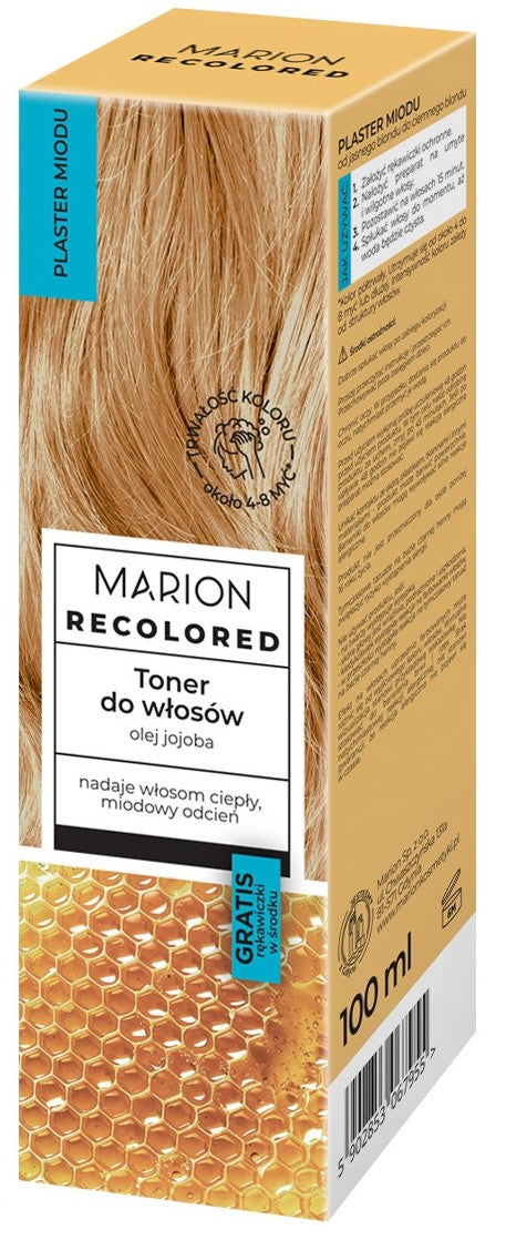 MARION Recolored Honey Plaster Hair Toner 100 ml | Vaistine1.lt | WestPharmacy.eu