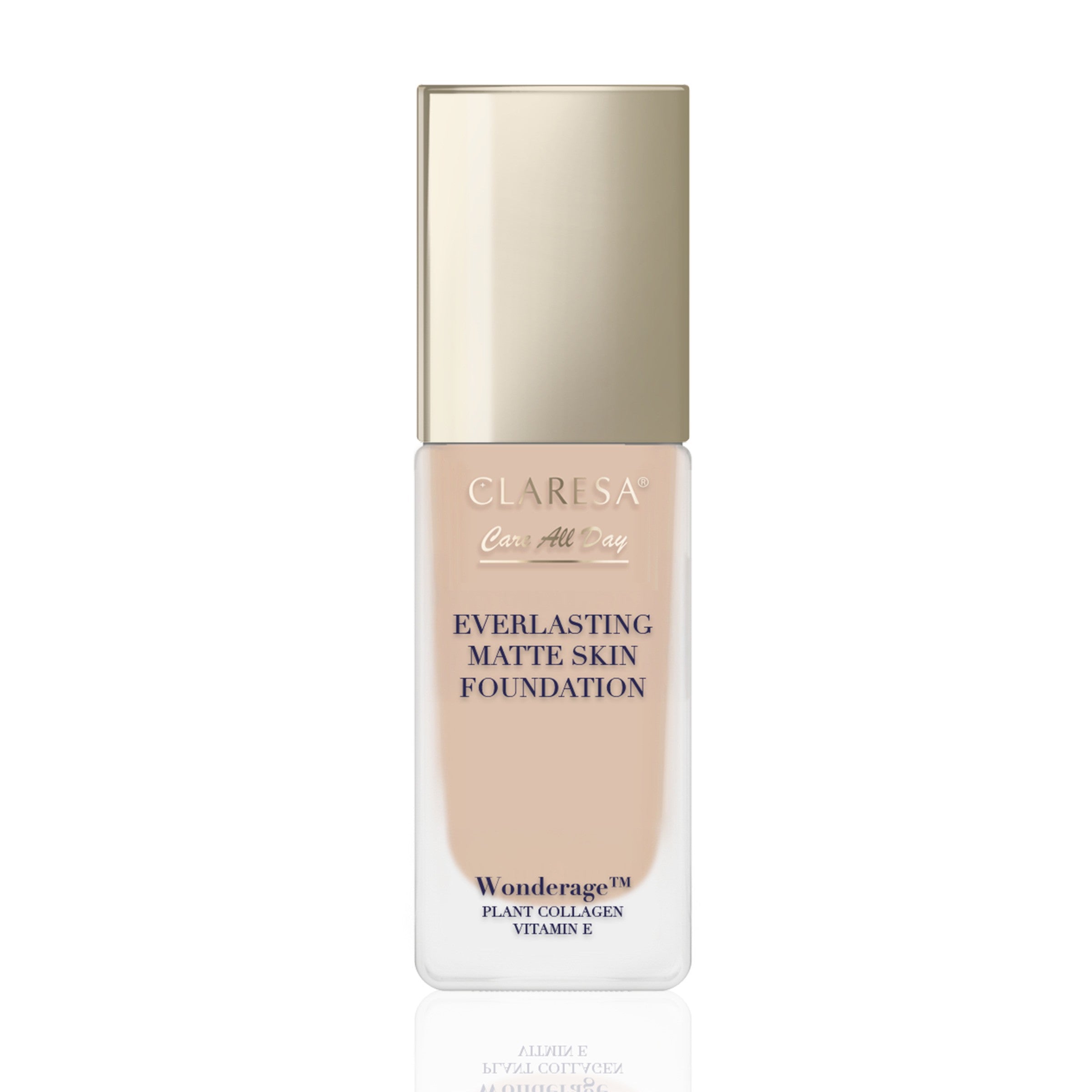 CLARESA Care All Day Everlasting Matte Skin Foundation Matinis ir išlyginantis toninis kremas 05 Smėlis 32 ml | Vaistine1.lt | WestPharmacy.eu