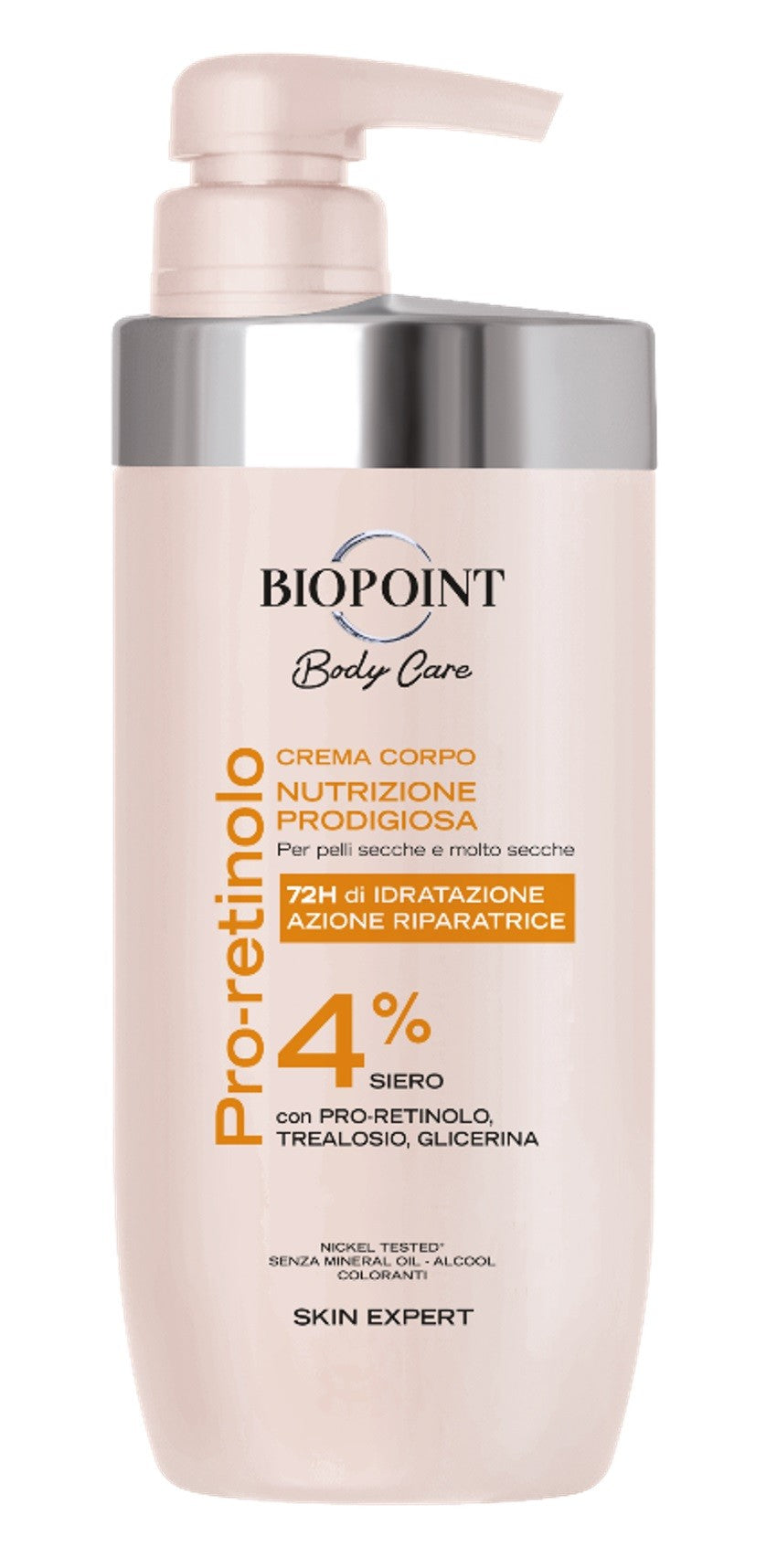 BIOPOINT Kūno priežiūra Drėkinamasis kūno kremas su 4 % retinoliu 500 ml | Vaistine1.lt | WestPharmacy.eu