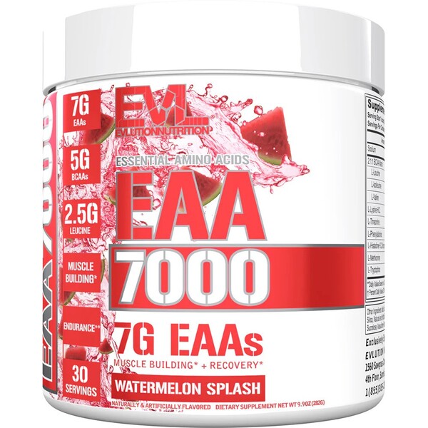 EAA 7000, Watermelon Splash - 282g - EVLution Nutrition