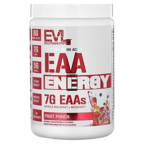 EAA Energy, Fruit Punch - 357g - EVLution Nutrition