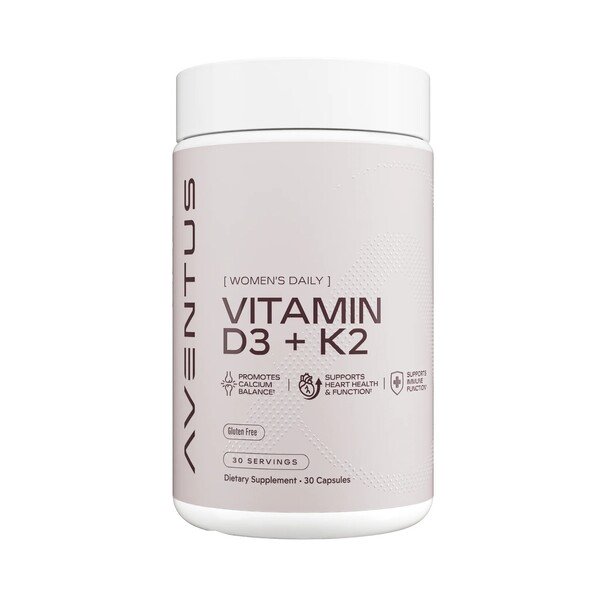 Vitamin D3 + K2 - 30 caps - Aventus Supplements