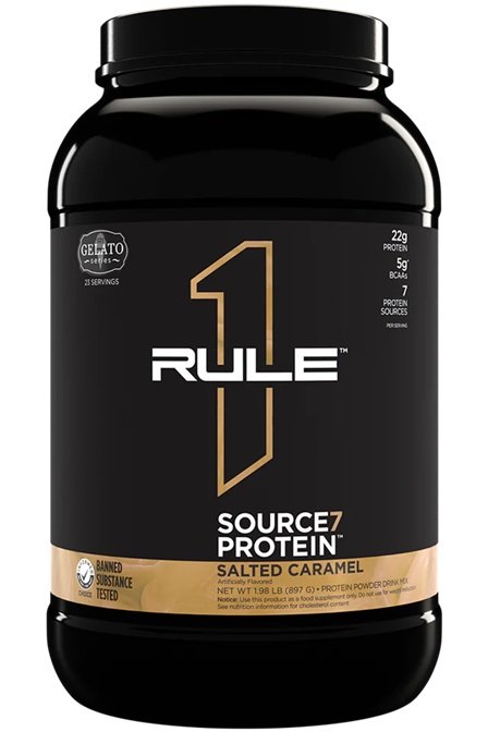 Source7 Protein, Salted Caramel Gelato - 897g - Rule One