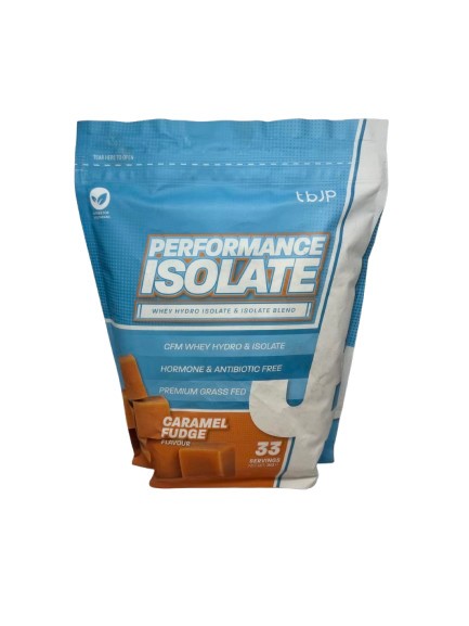 Performance Isolate, Caramel Fudge - 1000g - Trained by JP