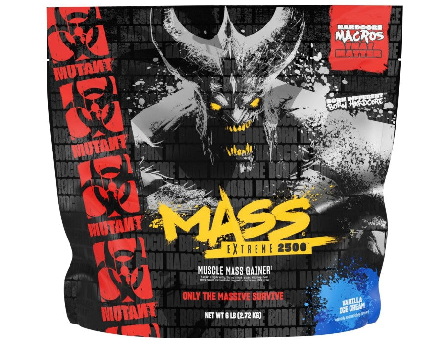 Mutant Mass Extreme 2500, Vanilla Ice Cream - 2720g - Mutant