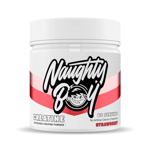 Creatine, Strawberry - 300g - Naughty Boy
