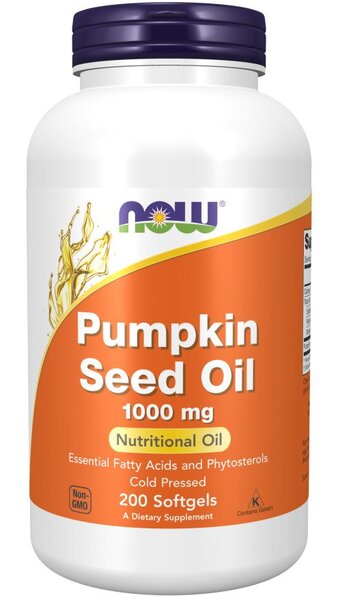 Pumpkin Seed Oil, 1000mg - 200 softgels - NOW Foods