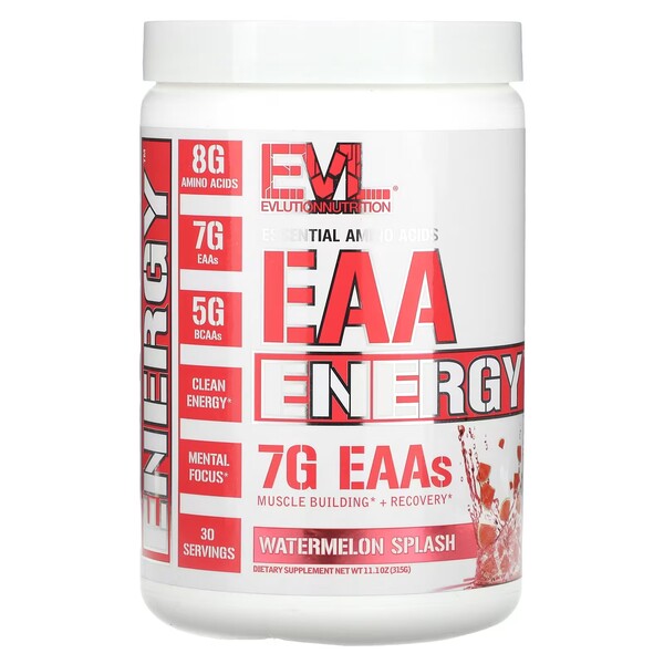 EAA Energy, Watermelon Splash - 315g - EVLution Nutrition