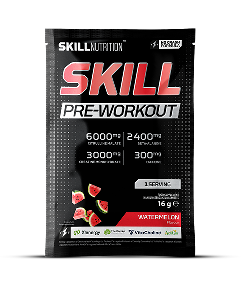 Skill Pre-Workout, Watermelon - 16g (1 serving) - Skill Nutrition