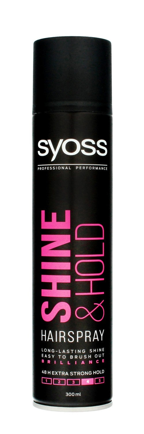 Schwarzkopf Syoss Shine & Hold Hair Spray giving extra strong shine 300ml | Vaistine1.lt