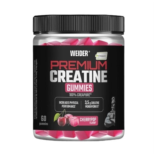 Premium Creatine Gummies, Cherrypop - 60 gummies - Weider