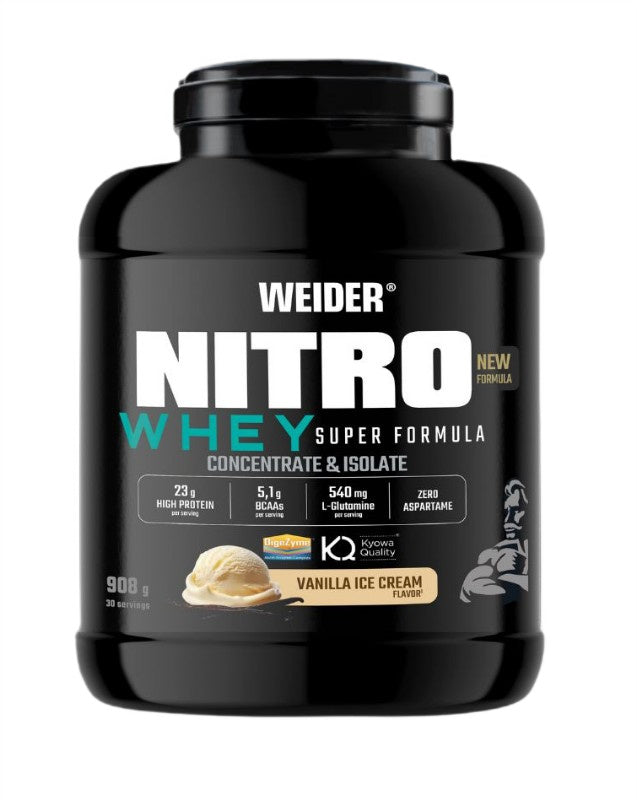 Nitro Whey Super Formula, Vanilla Ice Cream - 908g - Weider