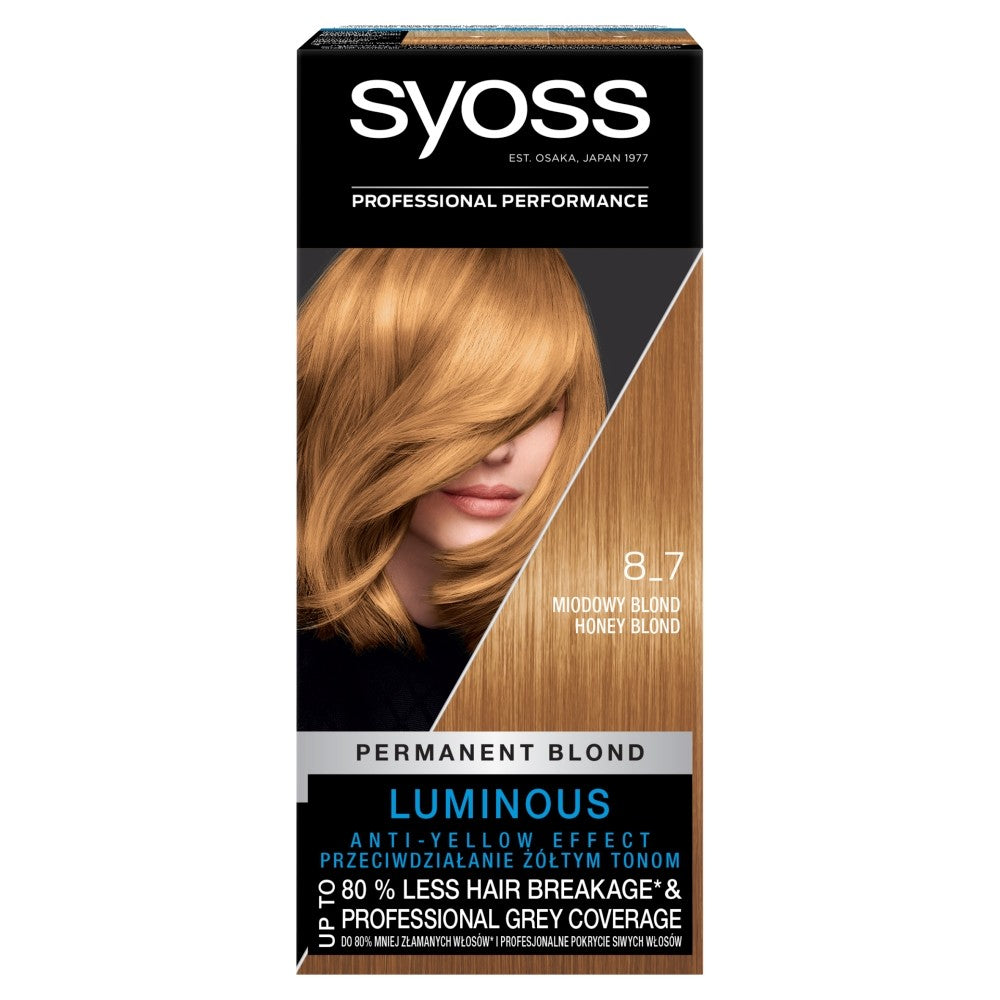 Schwarzkopf Syoss Hair Color Honey Blonde No. 8-7 1pc. | Vaistine1.lt