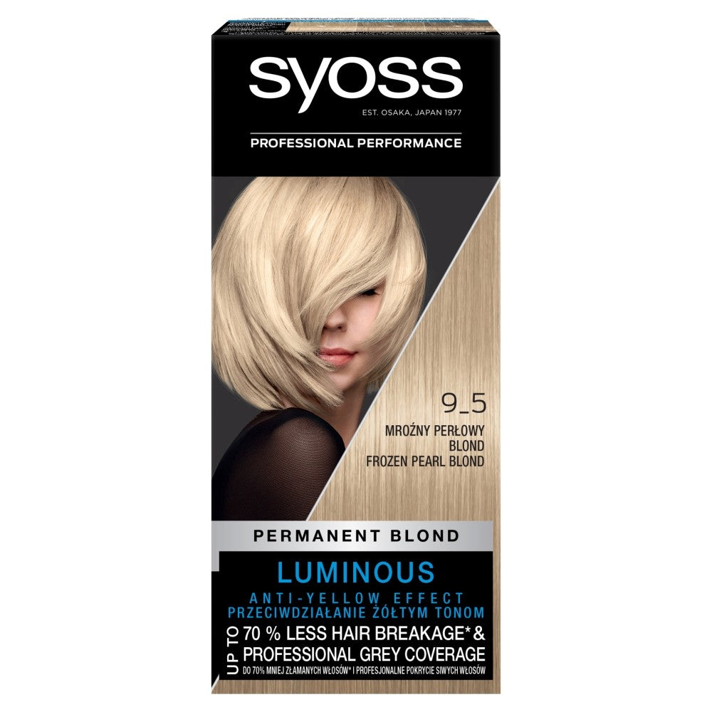 Schwarzkopf Syoss Hair Color Frosty Pearl Blonde No. 9-5 1pc. | Vaistine1.lt