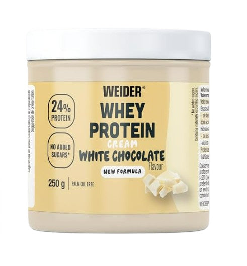 Whey Protein Cream, White Chocolate - 250g - Weider