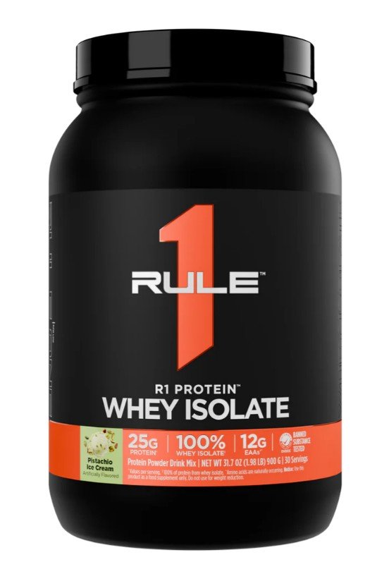Whey Isolate, Pistachio Ice Cream - 900g - Rule One