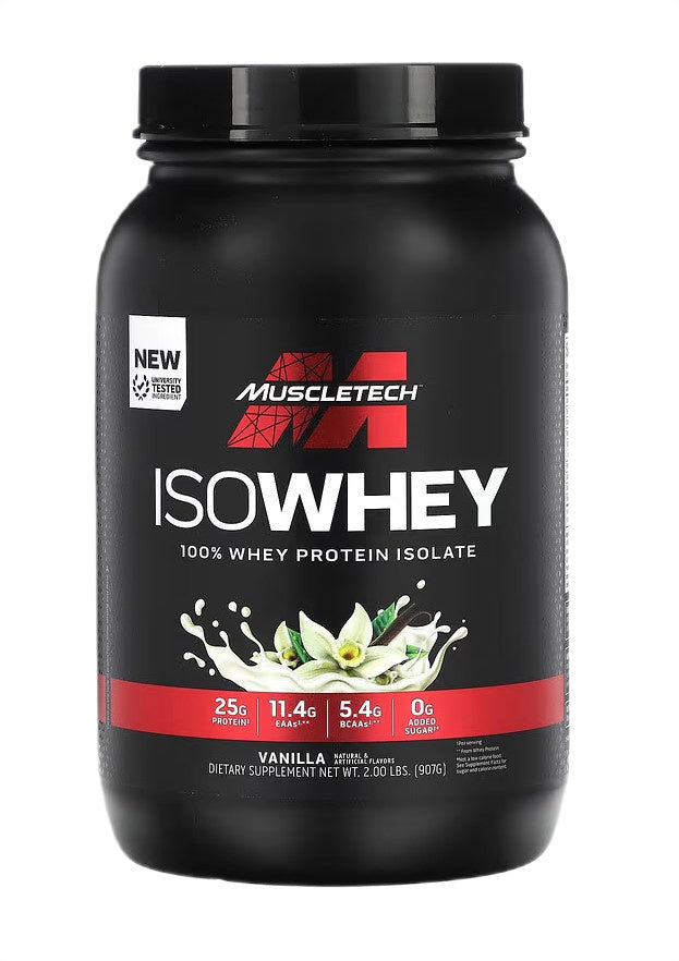 Iso Whey, Vanilla - 907g - MuscleTech