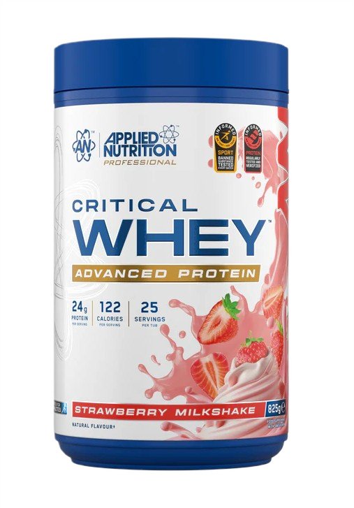 Critical Whey, Strawberry Milkshake - 825g - Applied Nutrition