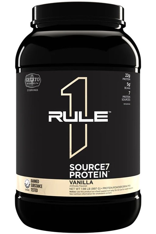 Source7 Protein, Vanilla Gelato - 897g - Rule One