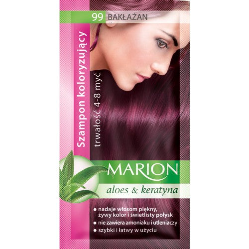 Marion coloring shampoo 4-8 washes no. 99 eggplant | Vaistine1.lt