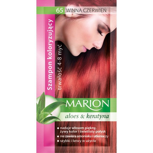 Marion coloring shampoo 4-8 washes no. 65 wine red | Vaistine1.lt