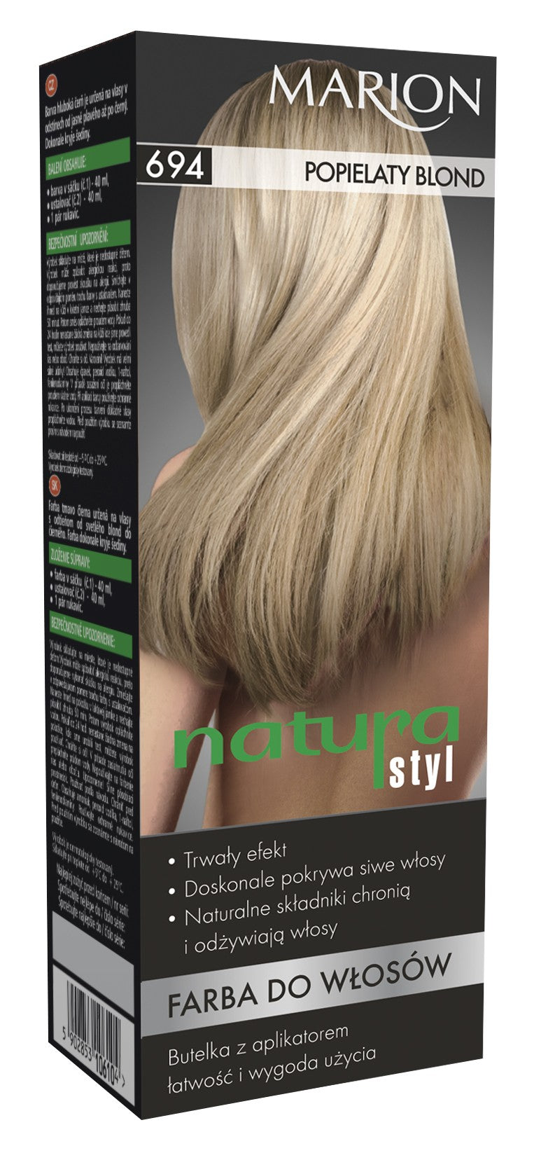 Marion Hair Dye Natura Styl No. 694 Ash Blonde | Vaistine1.lt