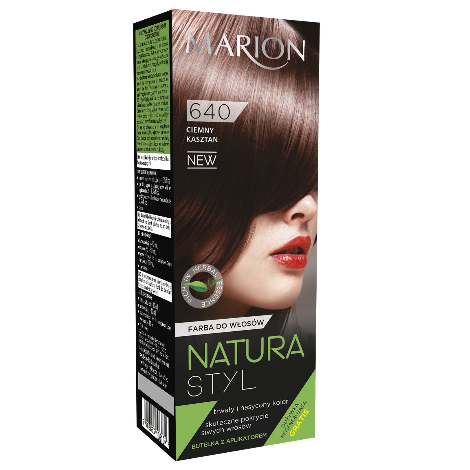 Marion Hair Color Natura Styl No. 640 Dark Chestnut | Vaistine1.lt