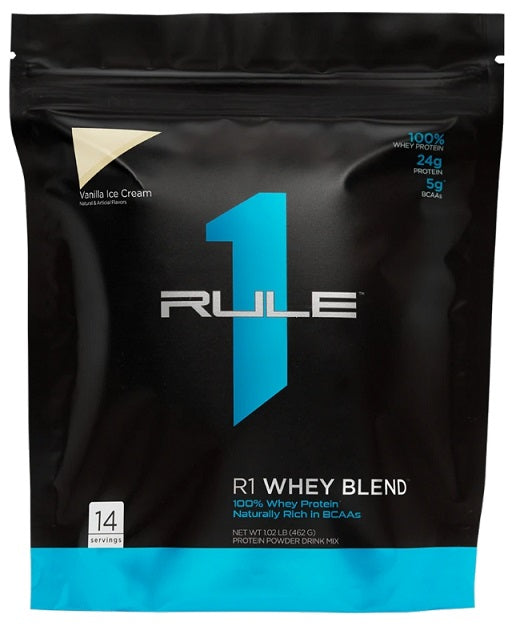 R1 Whey Blend, Vanilla Ice Cream - 462g - Rule One