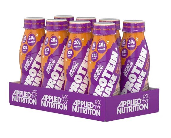 High Protein Shake, Fudge Brownie - 8 x 330 ml. - Applied Nutrition