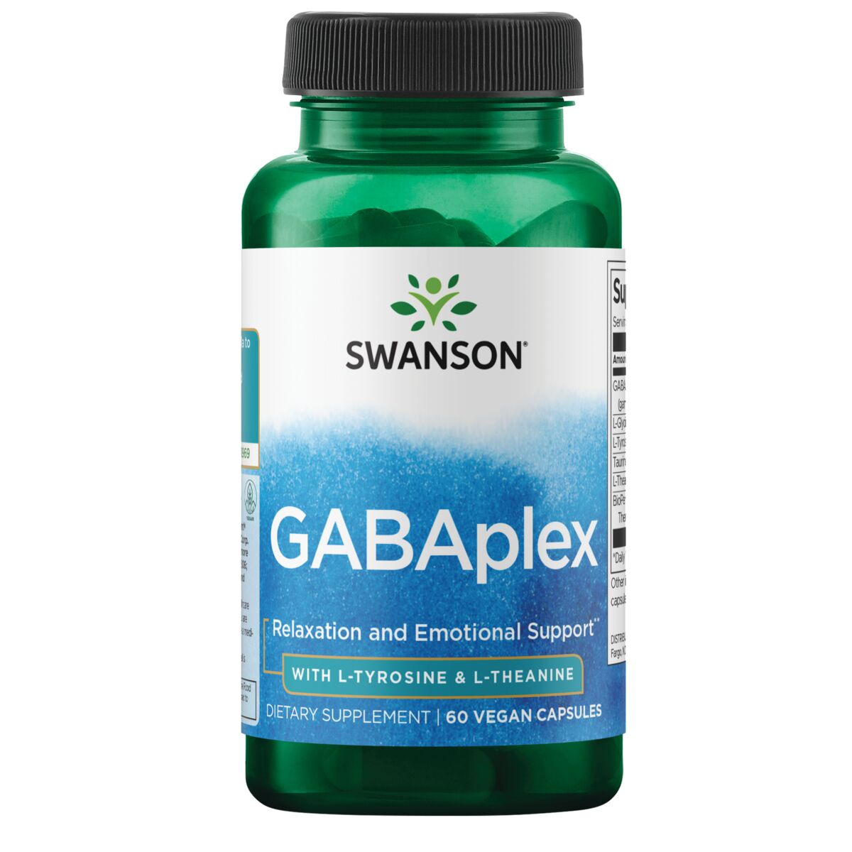 Gabaplex with L-Tyrosine & L-Theanine 60 VCAPS - Swanson