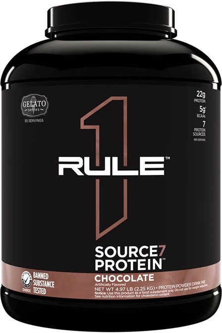 Source7 Protein, Chocolate Gelato - 2250g - Rule One