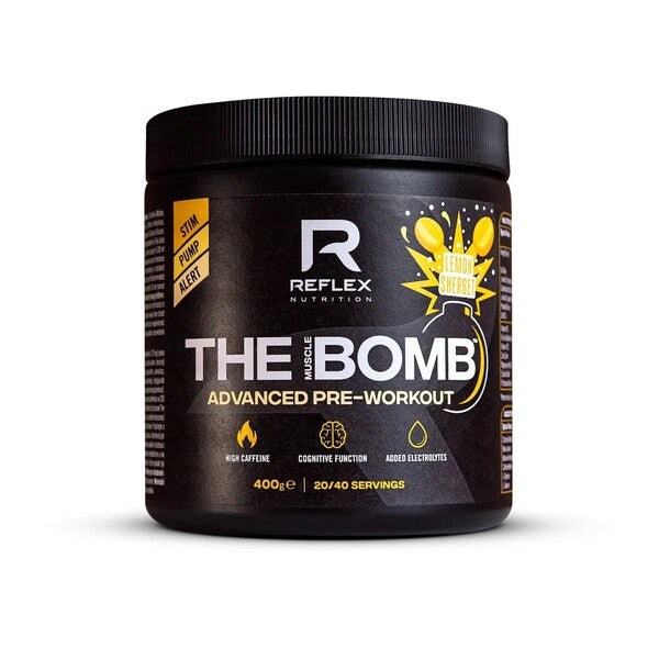 The Muscle Bomb, Lemon Sherbet - 400g - Reflex Nutrition