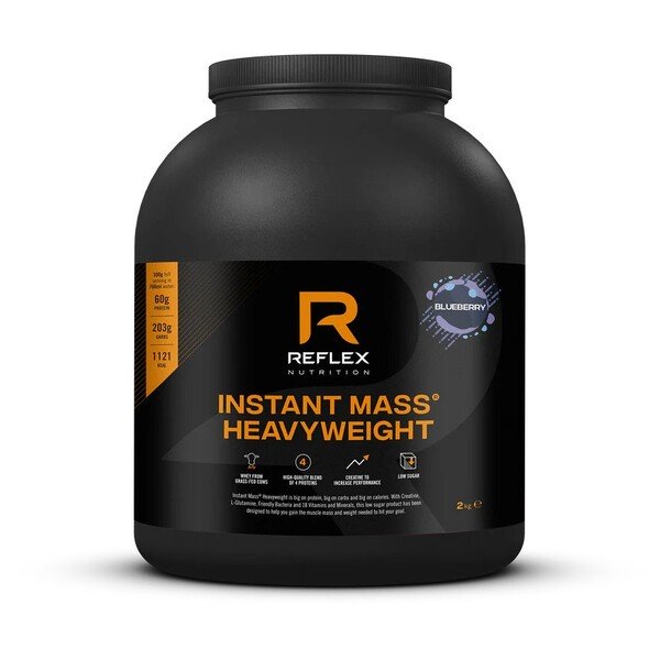 Instant Mass Heavyweight, Blueberry - 2000g - Reflex Nutrition