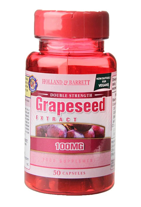 Double Strength Grapeseed Extract, 100mg - 50 caps - Holland & Barrett | Vaistine1.lt | WestPharmacy.eu