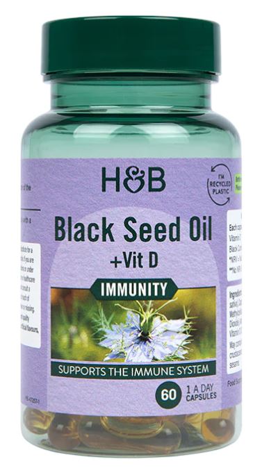 Black Seed Oil + Vit D - 60 caps - Holland & Barrett | Vaistine1.lt | WestPharmacy.eu
