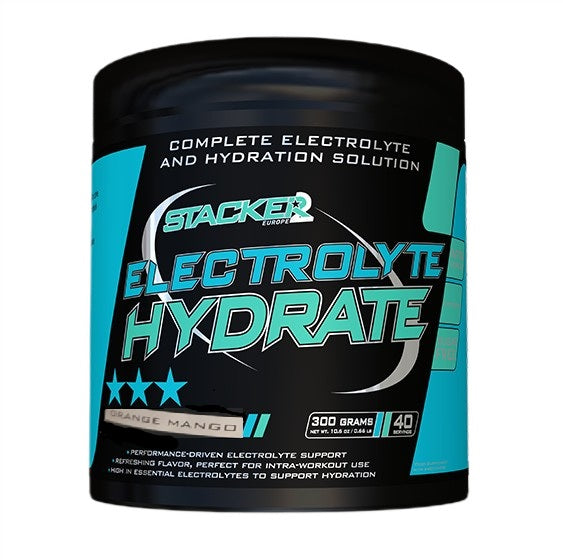 Electrolyte Hydrate, Orange Mango - 300g - Stacker2 Europe