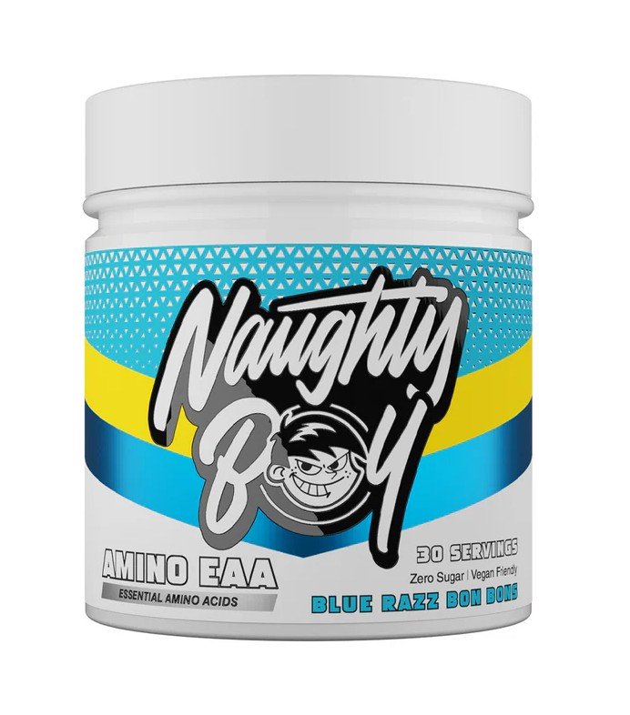 Amino EAA, Blue Razz Bon Bons - 345g - Naughty Boy