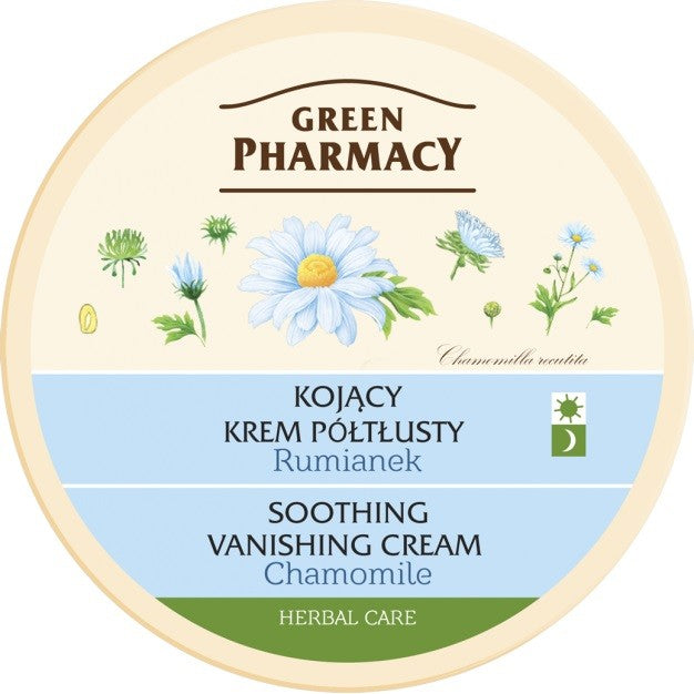 Green Pharmacy Herbal Cosmetics Soothing Face Cream with Chamomile | Vaistine1.lt