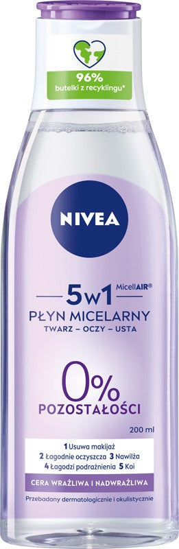 Nivea Sensitive Micellar lotion 3in1 for sensitive skin 200ml | Vaistine1.lt | WestPharmacy.eu