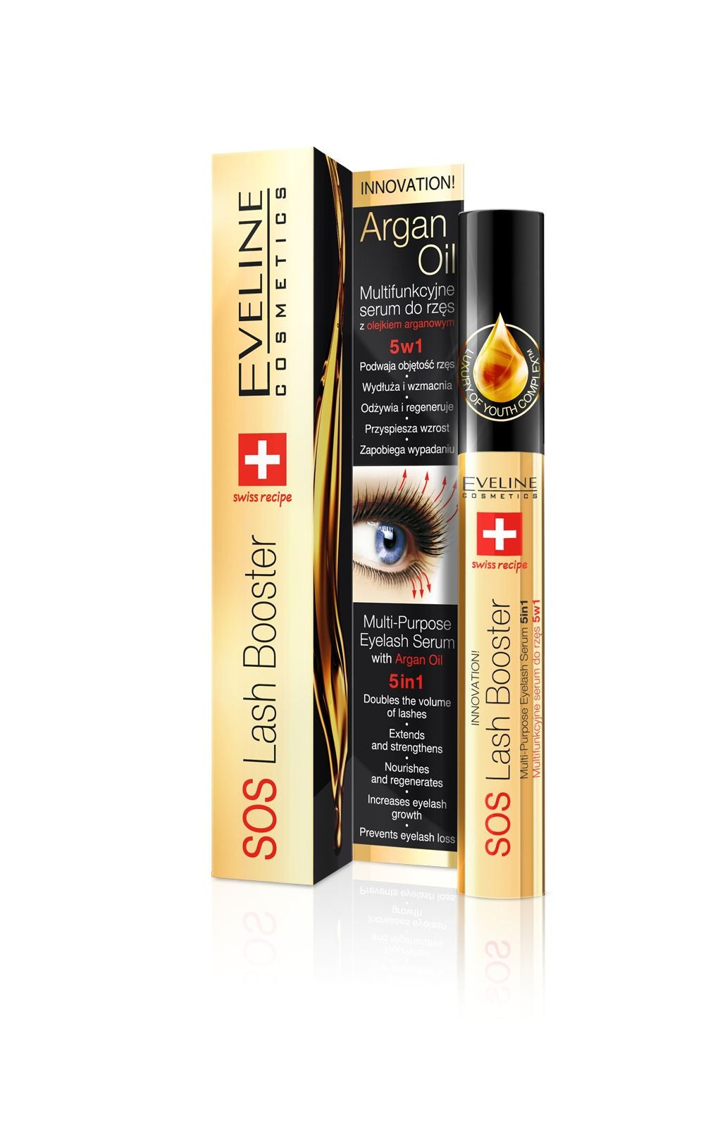 Eveline SOS Lash Booster 5in1 Eyelash Conditioner 10ml | Vaistine1.lt | WestPharmacy.eu