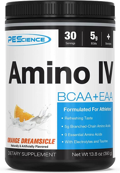 Amino IV, Orange Dreamsicle - 390g - PEScience