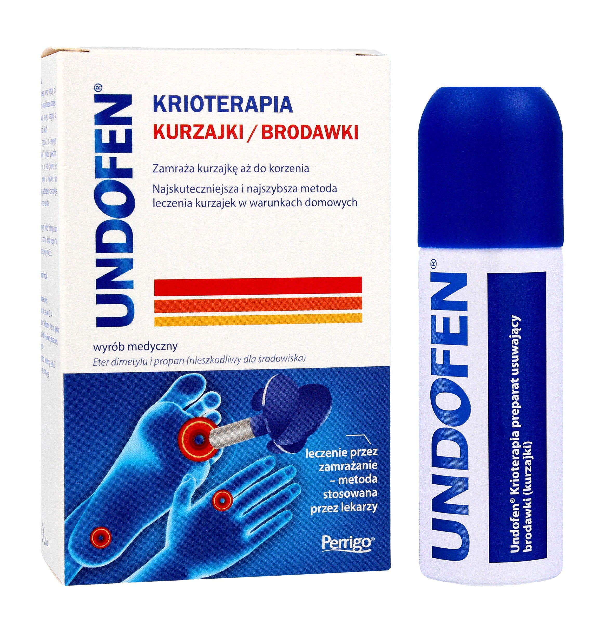 Undofen krioterapija kārpu un varžacu ārstēšanai 50 ml