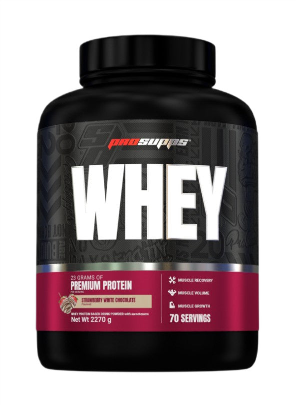 Whey, Strawberry White Chocolate - 2270g - ProSupps