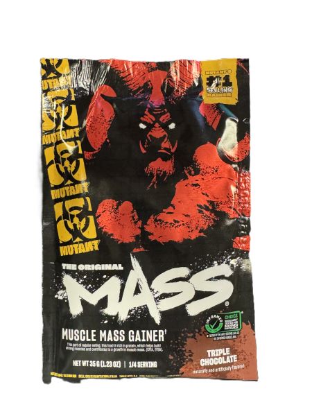 Mutant Mass, Triple Chocolate - 35g (1/4 serving) - Mutant