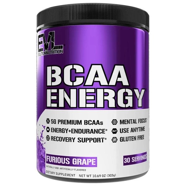 BCAA Energy, Furious Grape - 303g - EVLution Nutrition