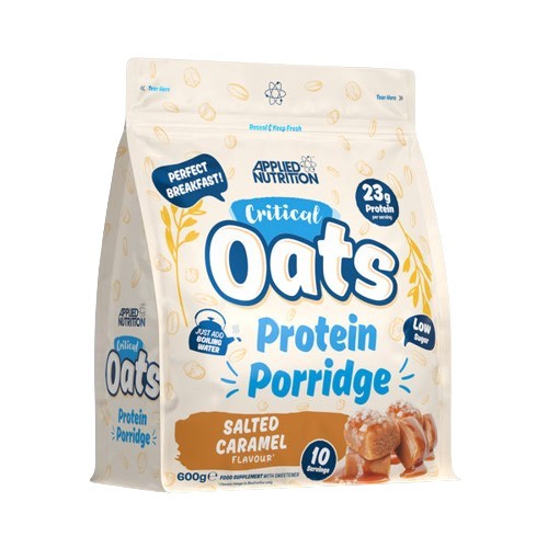 Critical Oats Protein Porridge, Salted Caramel - 600g - Applied Nutrition