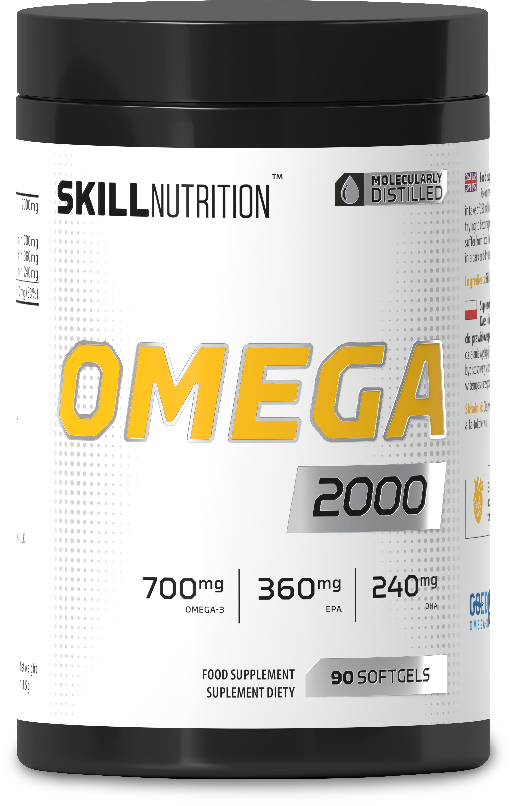 Omega 2000 - 90 softgels - Skill Nutrition