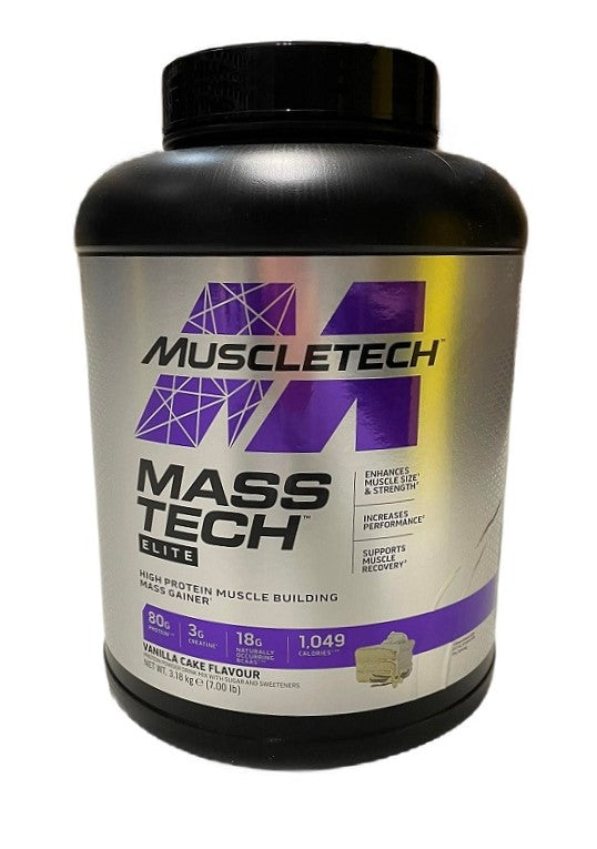 Mass-Tech Elite, Vanilla Cake - 3180g - MuscleTech