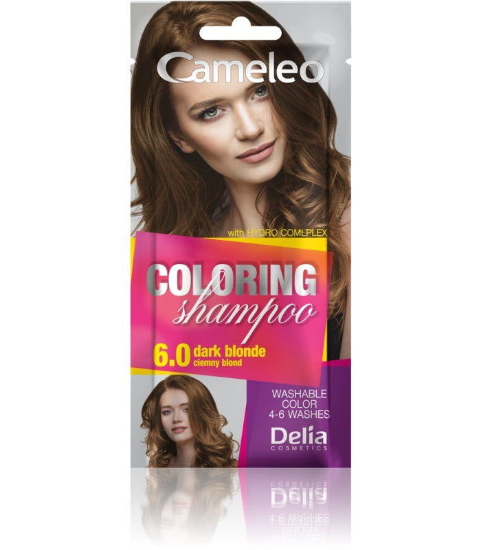 Delia Cosmetics Cameleo Coloring Shampoo 6.0 Dark Blonde | Vaistine1.lt