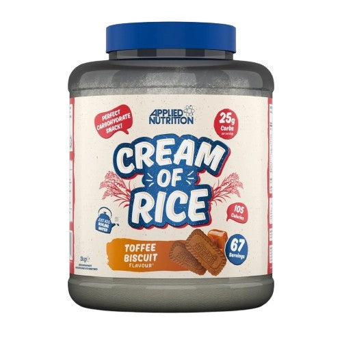 Cream of Rice, Toffee Biscuit - 2000g - Applied Nutrition